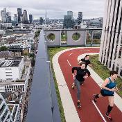 rooftop running track