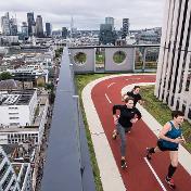 rooftop running track