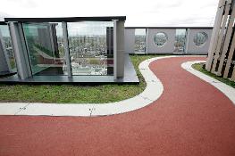rooftop running track